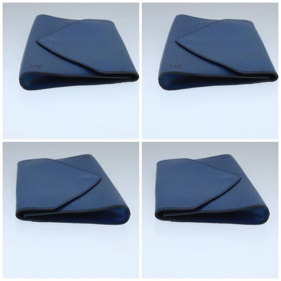 LOUIS VUITTON Epi Art Deco Clutch Bag Blue M52635 LV Auth ep6698 - Picture 16 of 16